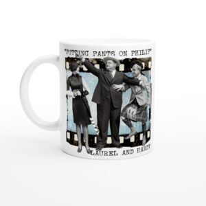 Laurel & Hardy White 11oz Ceramic Mug